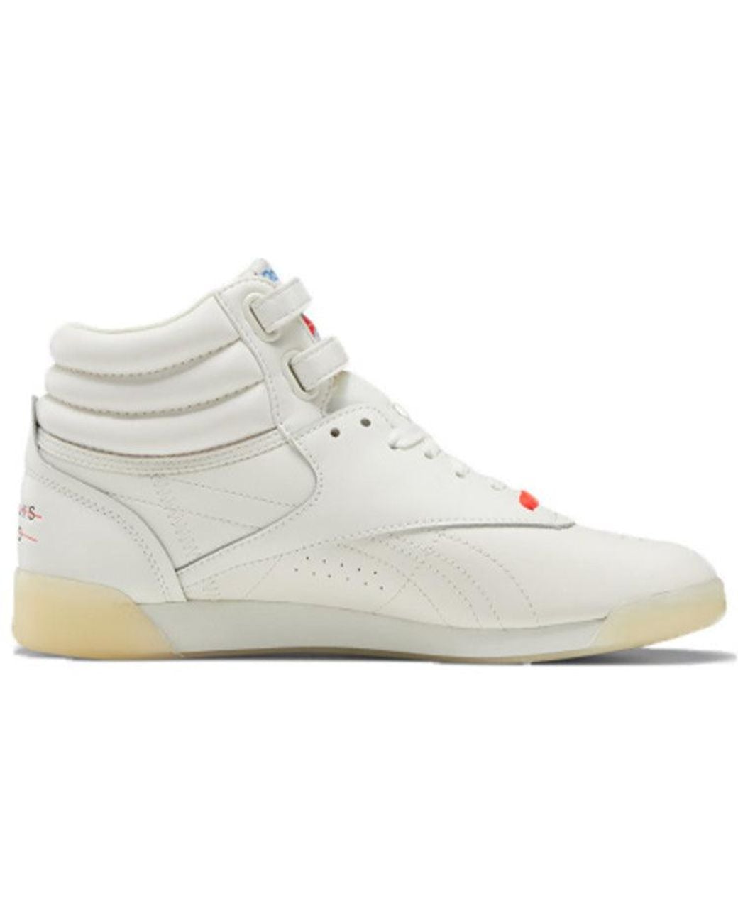 Reebok White (Wmns) Freestyle Hi 'It's A World'