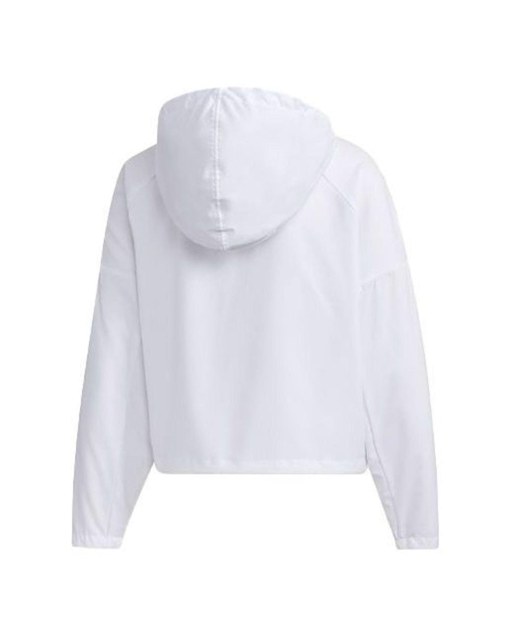 Adidas White (Wmns) Windbreaker Track Top