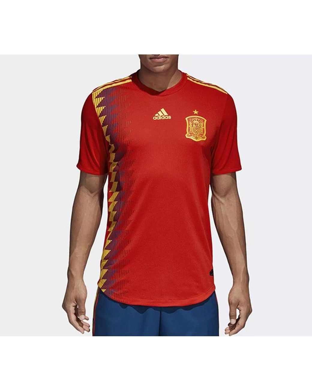 Adidas Red 2018 World Cup Spain Jersey for men