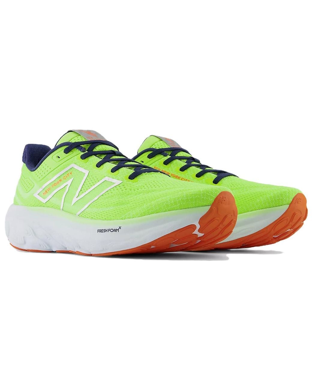 New Balance Green Fresh Foam X 1080V13 "Thirty Watt Bleached Lime Glow M1080Y13D" for men