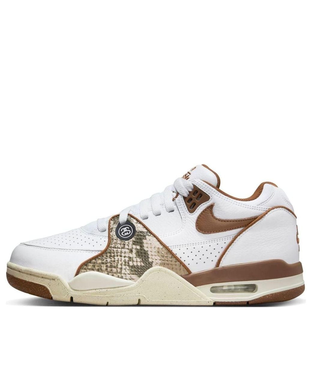 Nike X Stussy Air Flight 89 Low Sp 'Pecan' in White for Men | Lyst UK