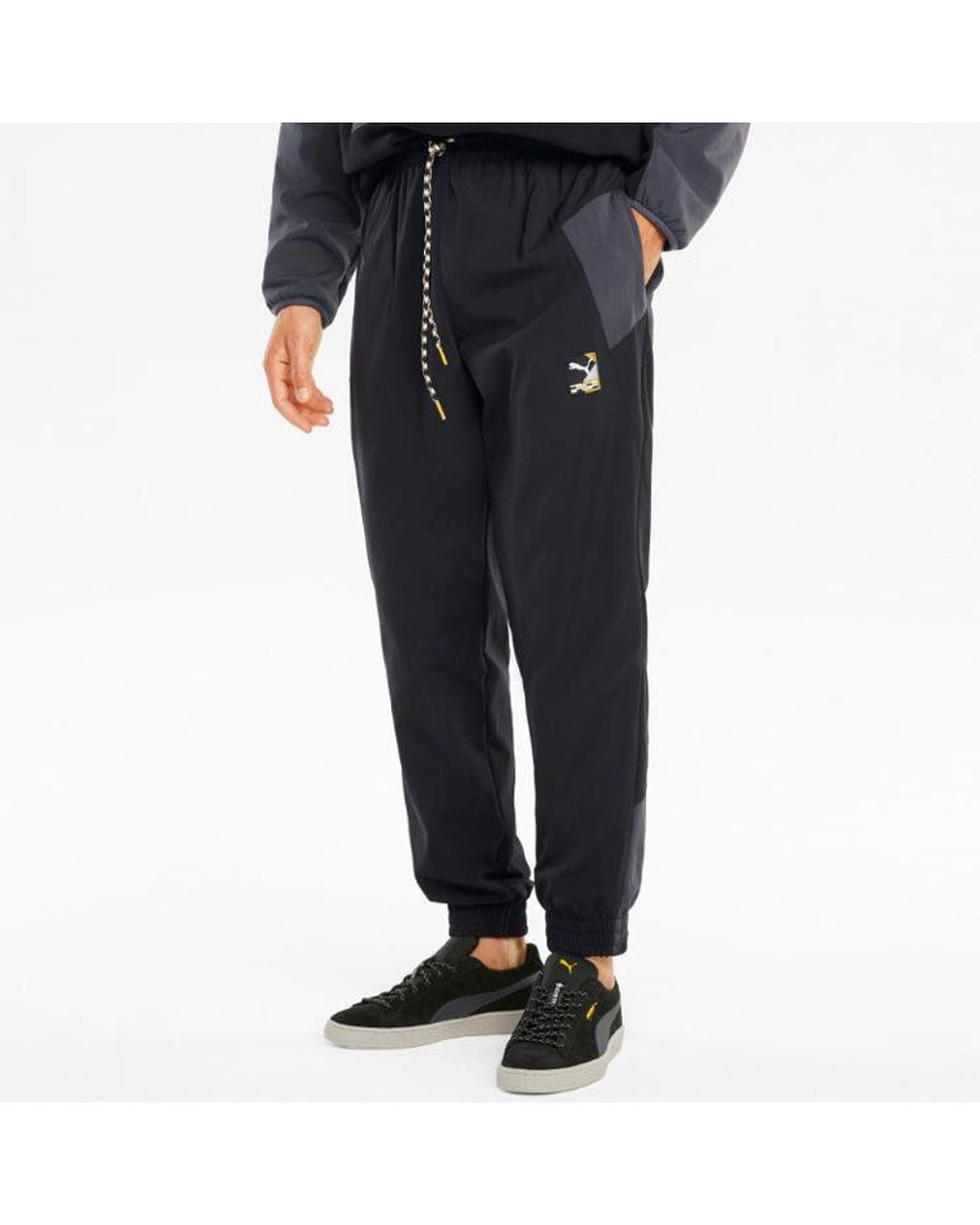 PUMA Black Classics Cuff Trousers for men