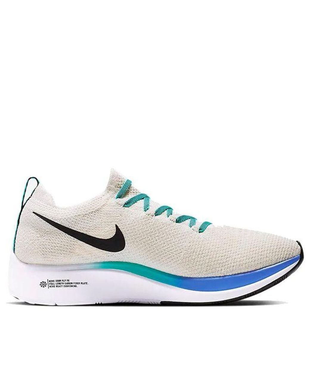 Nike Blue (Wmns) Zoom Fly Flyknit 'Light Cream'