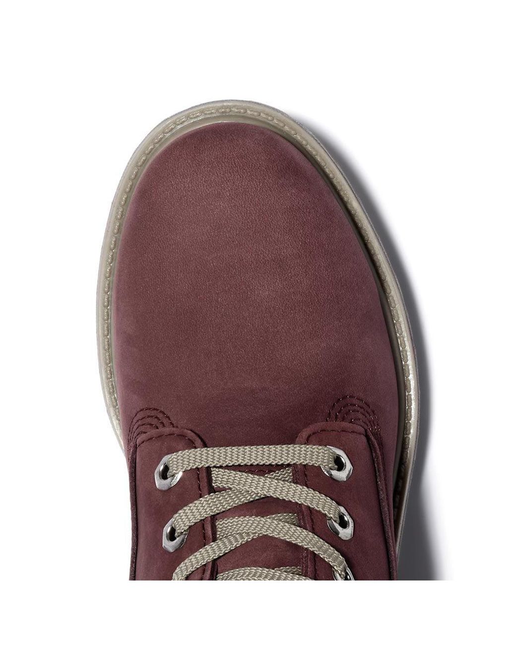 Timberland Red (Wmns) Premium 6 Inch Waterproof Boots Nubuck'