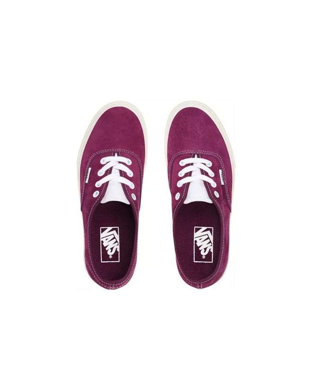 Vans Purple Authentic 'Pig Suede for men