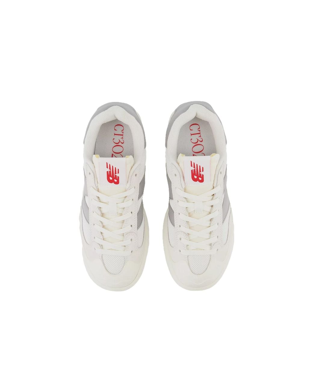 New Balance White Ct302 Shoes 'Sea Salt Shadow' for men