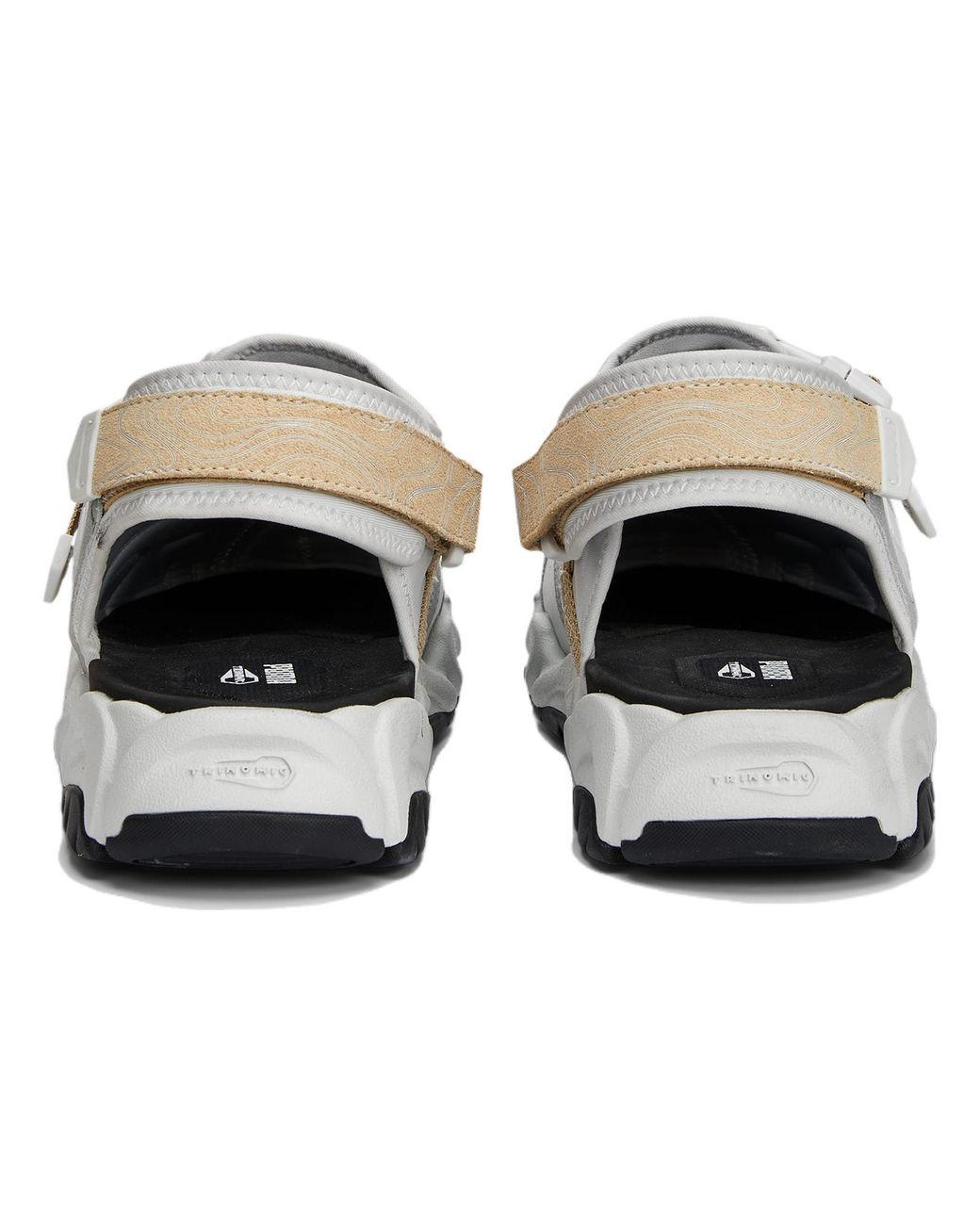 PUMA White Ts-01 Retro Sandals 'Feather' for men