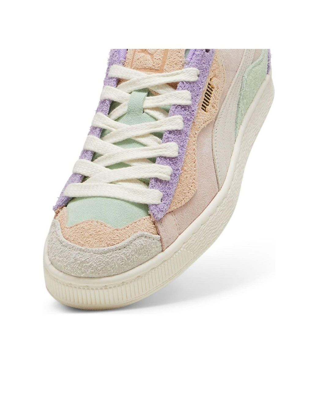 PUMA White Suede 'Trippy Fresh Mint Frosted Ivory' for men