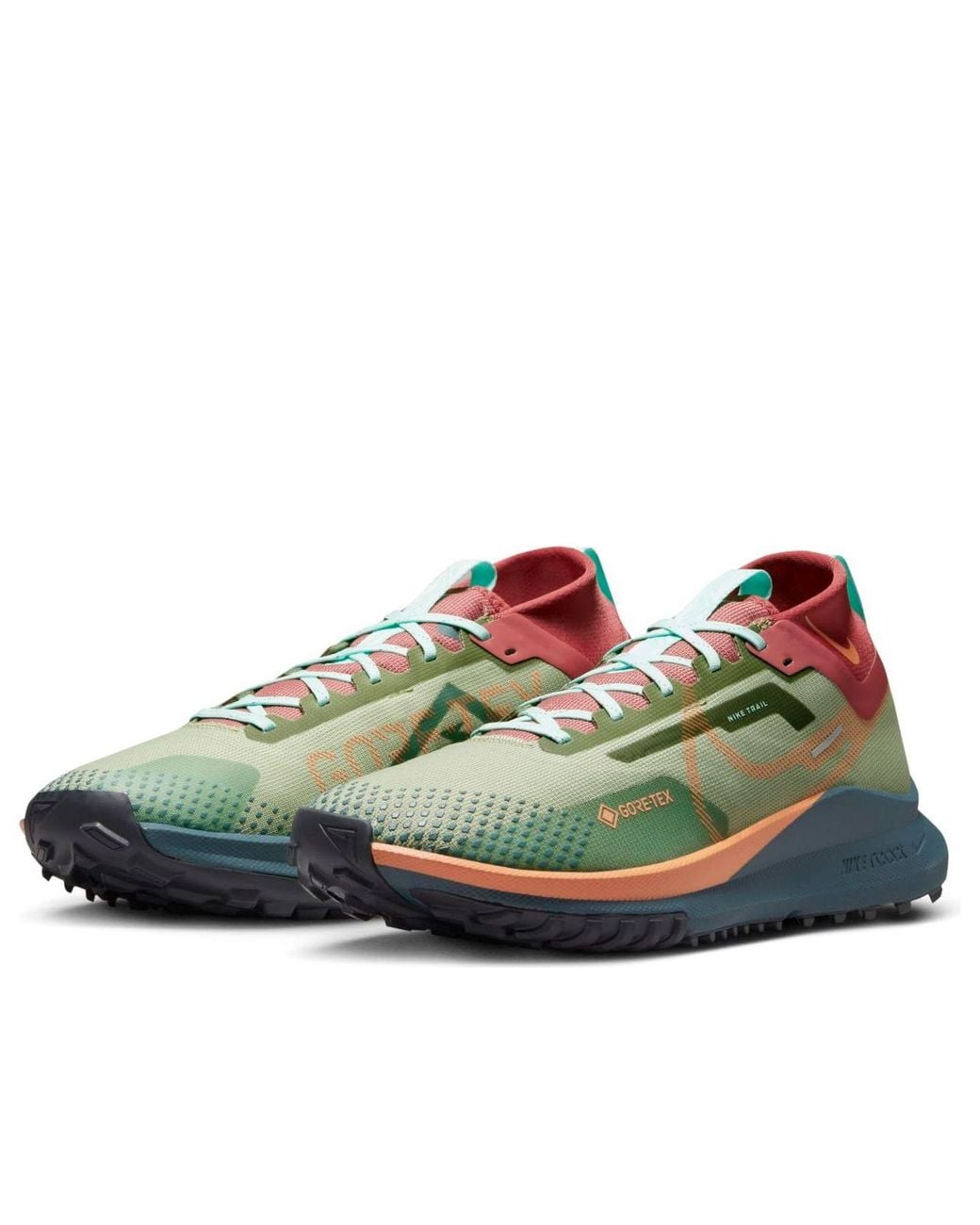 Nike Green Pegasus Trail 4 Gore-tex Waterproof Trail Running Shoes for men