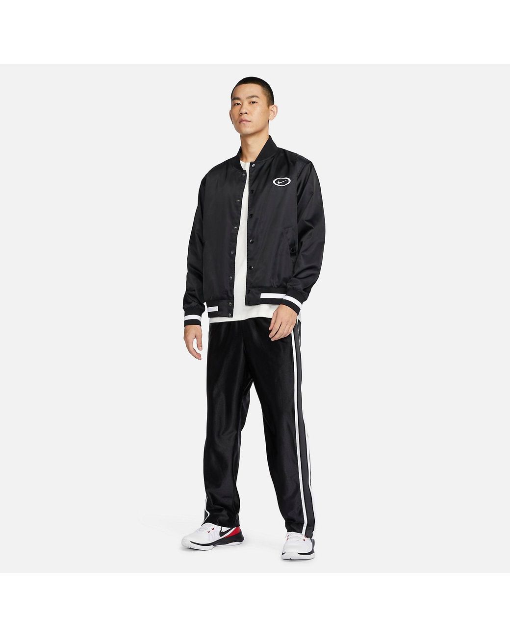 Nike Black Dna Basketball Jacket Fn2725-010 for men