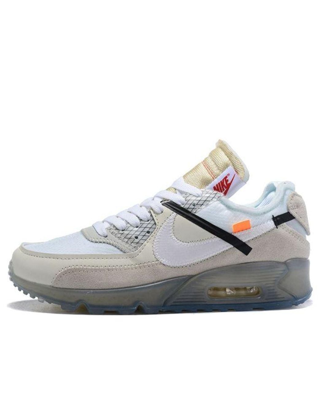 Nike Gray X Off- Air Max 90 'The Ten' for men