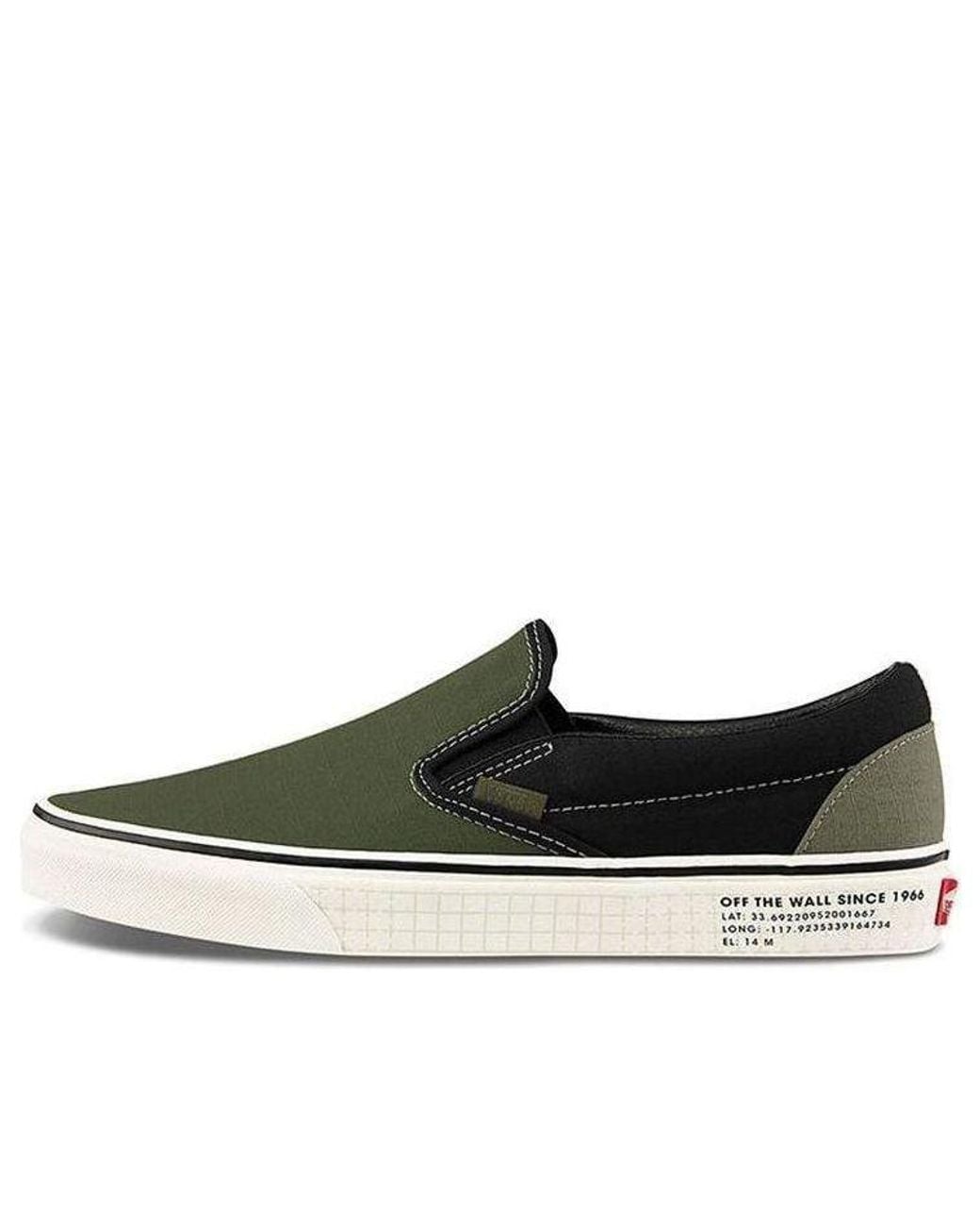 Vans Black Classic Slip-On '66 Supply for men