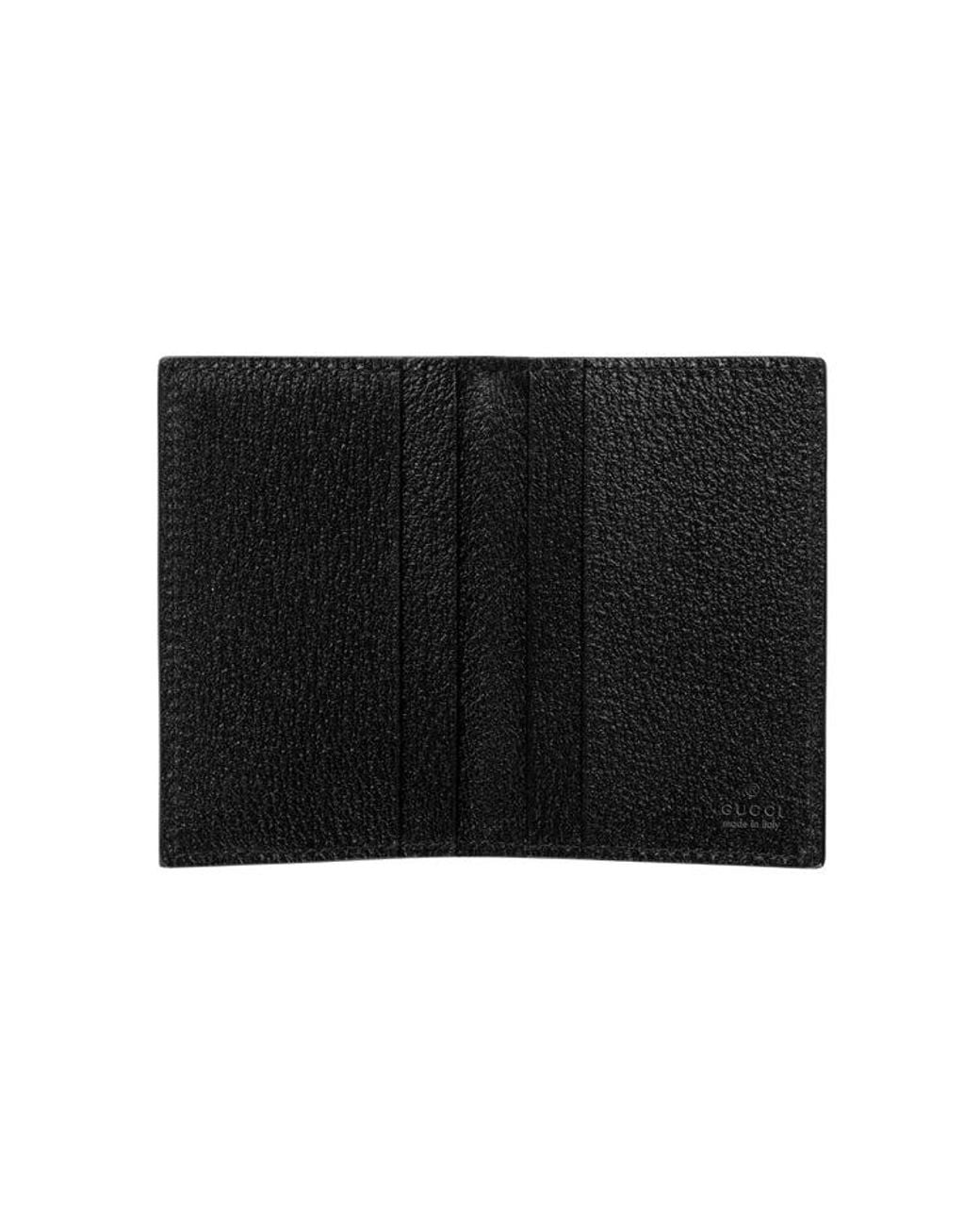 Gucci Black Gg Marmont Card Case 547075-Dj20T-1000 for men