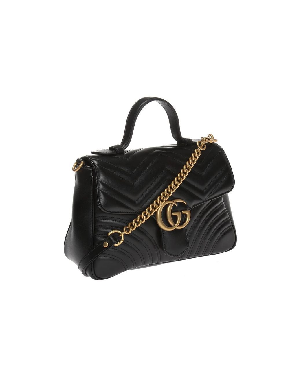 Gucci Black (Wmns) Gg Marmont Series Bag Small-Size