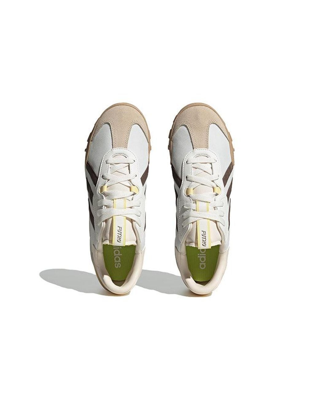Adidas White Neo Futro Mixr Shoes Khaki' for men