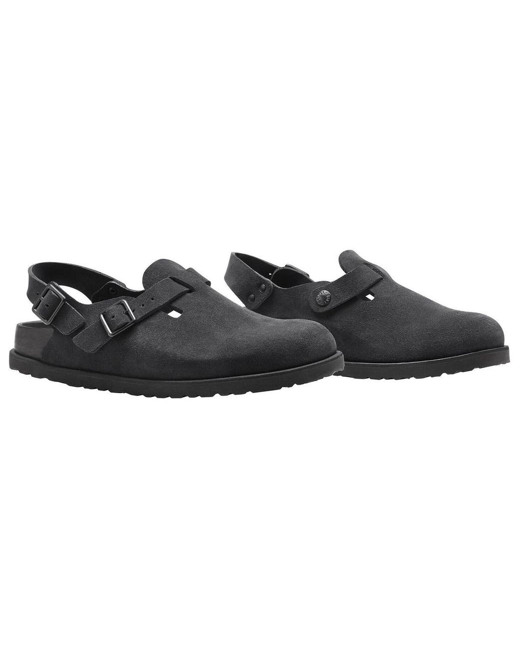K Birkenstock 1774 Lv Tokio Suede Sandals in Black for Men | Lyst UK