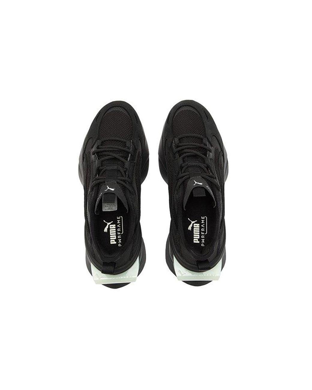 PUMA Black Pwrframe Op-1 Lth for men