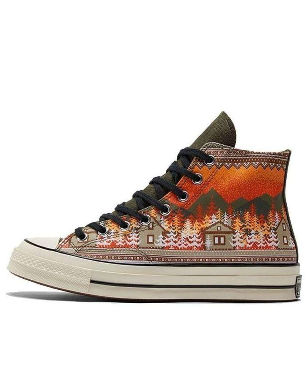 Converse Brown Chuck 70 High 'Holiday Sweater