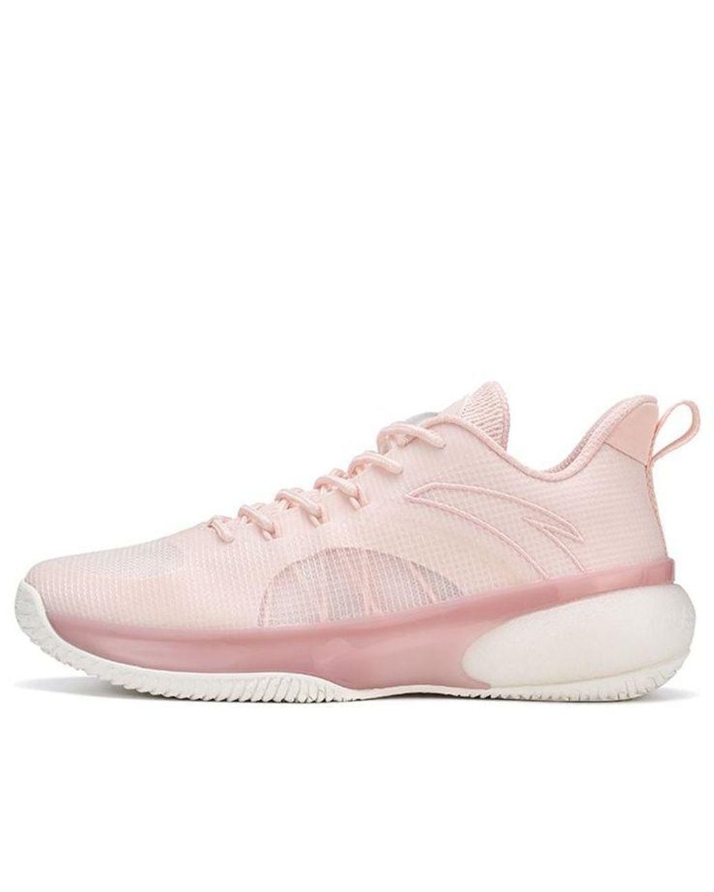 Anta Pink Cement Bubble Basketball Shoes for men