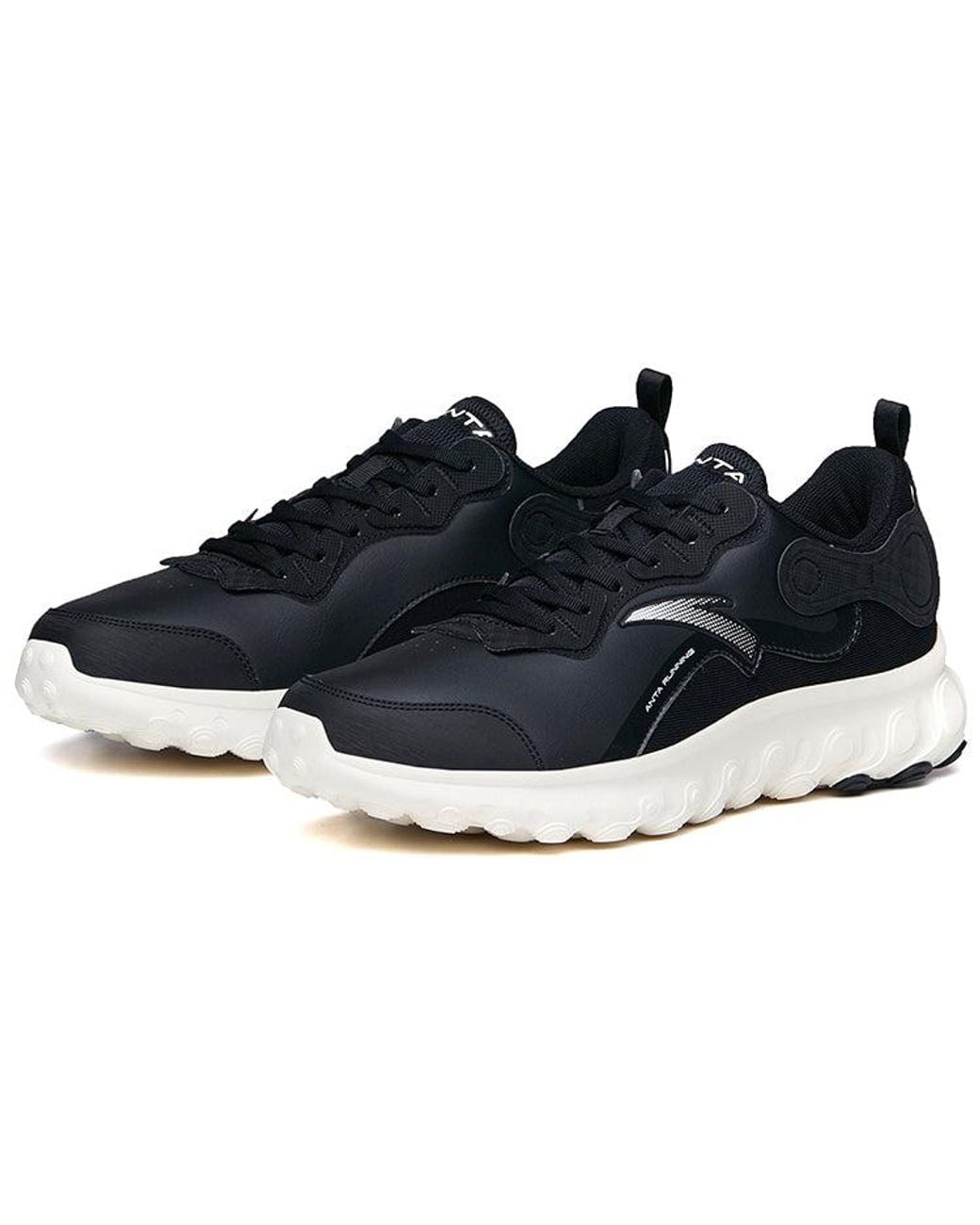 Anta Blue Run Collection Leather With Logo' for men