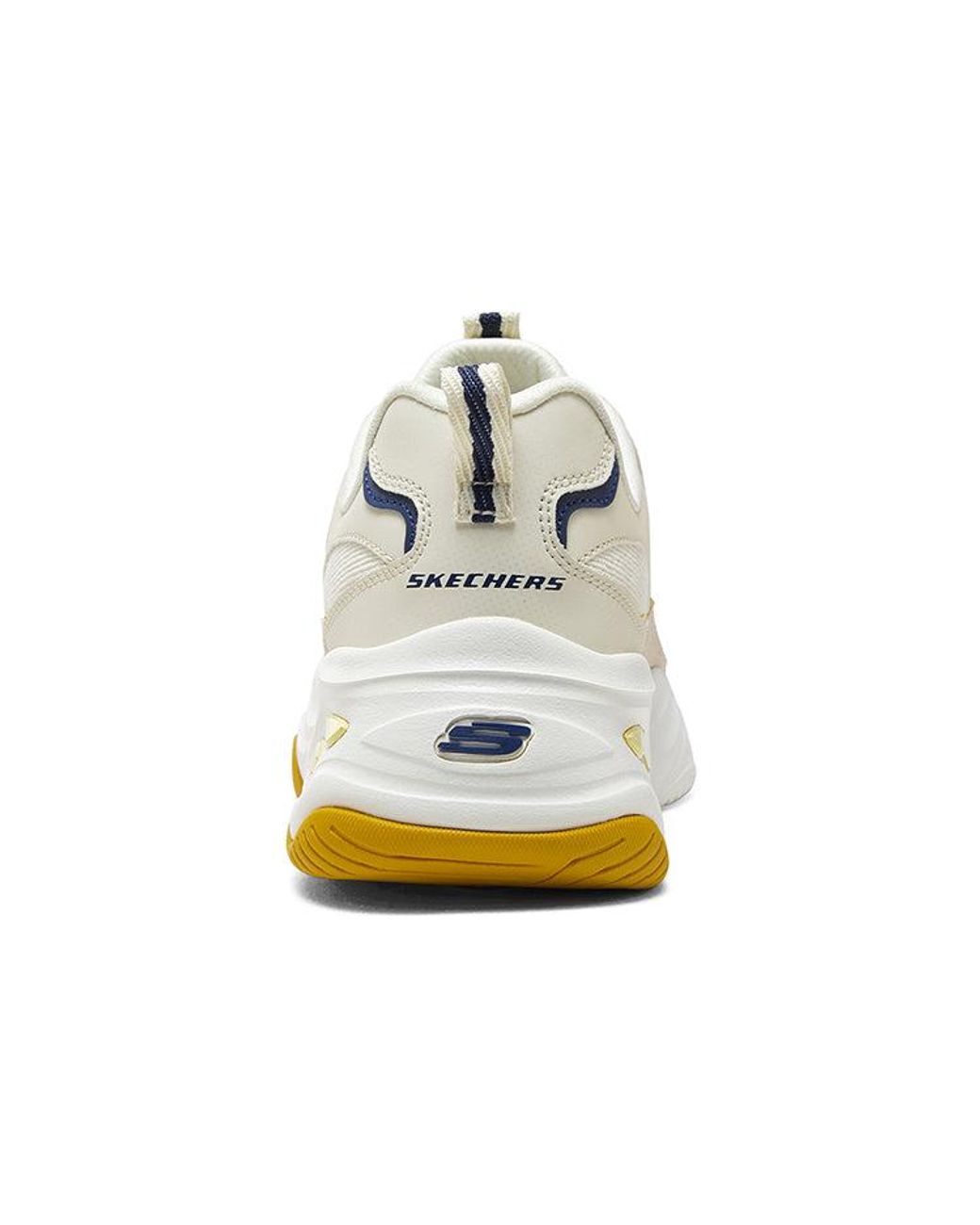 Skechers White D'Lites 4.0 Shoes for men