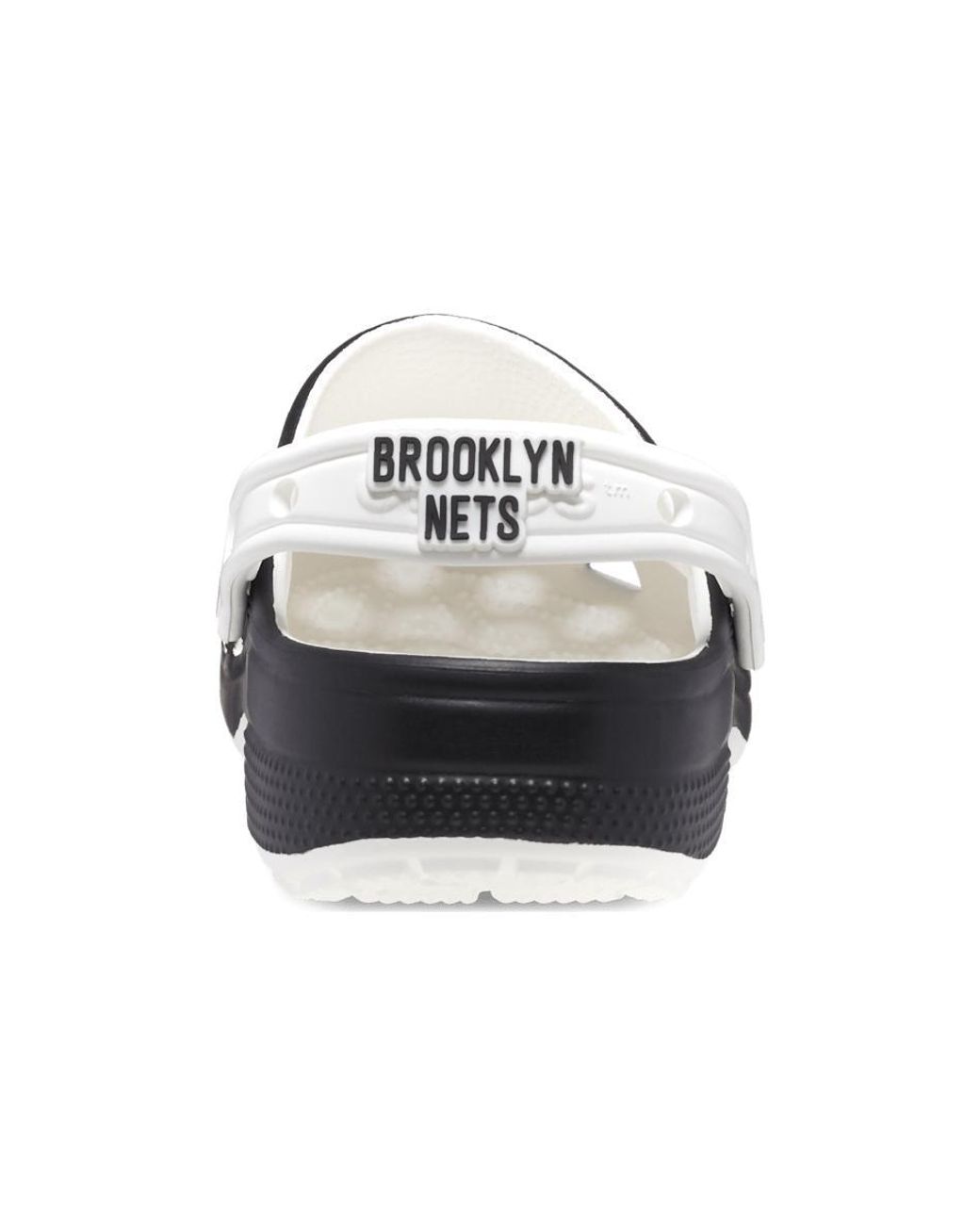 CROCSTM Black Brooklyn Nets Classic Clogs for men
