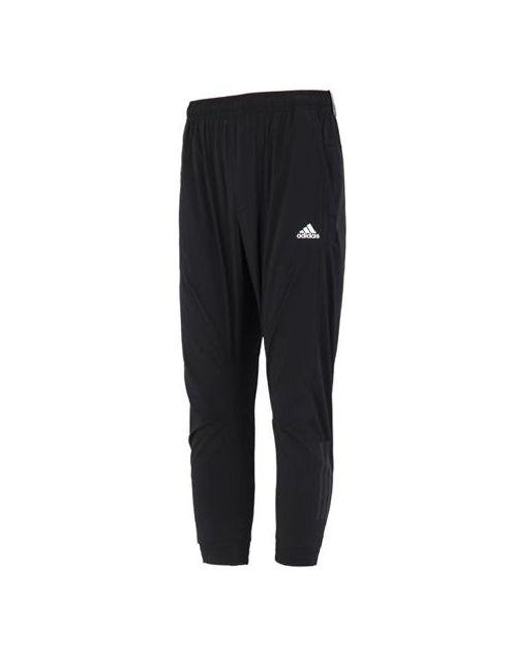 Adidas Black Sl Sj Tc Pt Casual Bundle Feet Solid Color Logo Sports Pants/Trousers/Joggers Autumn for men
