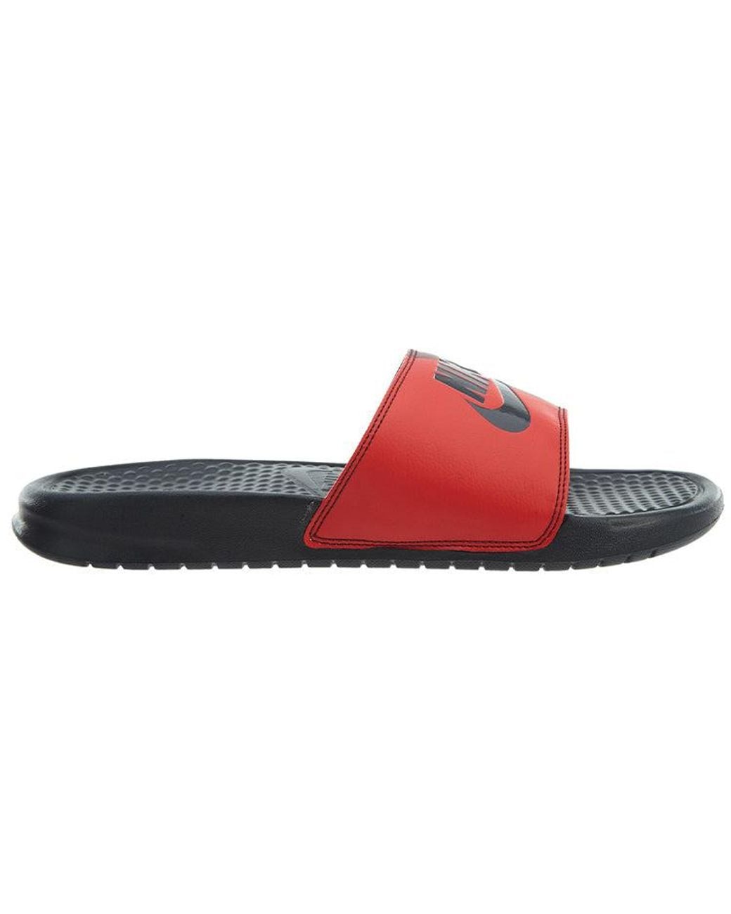 Nike Red Benassi Jdi 'Anthracite' for men