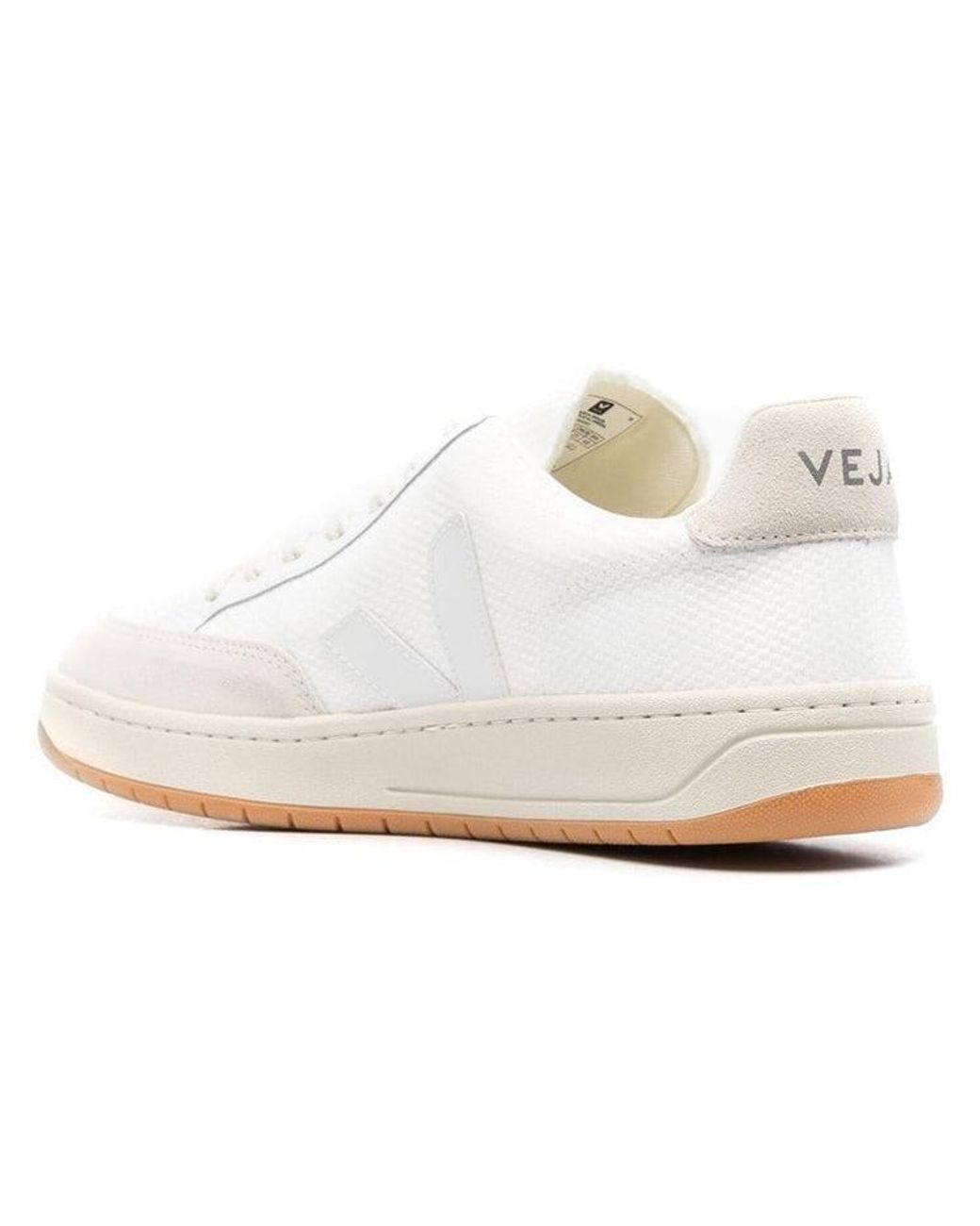 Veja White V-12 B-Mesh Natural'