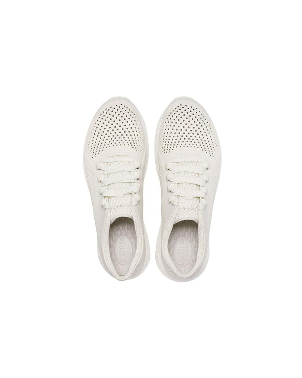 CROCSTM White Literide Shoes 'Triple Whtie' for men