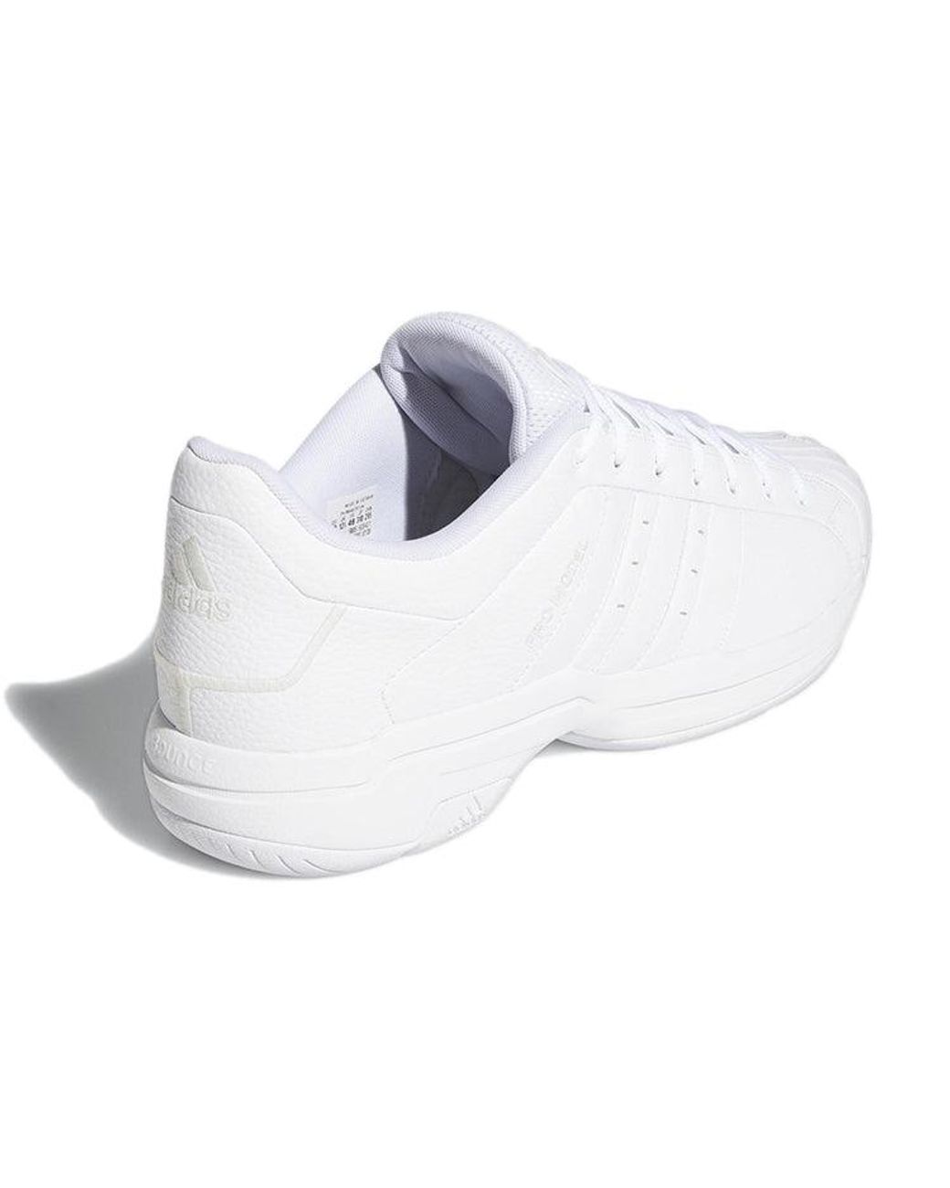 Adidas White Pro Model 2G Low 'Triple' for men