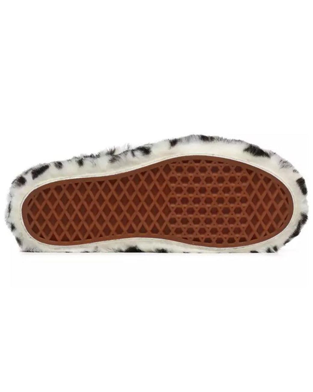 Vans Gray Sandy Liang X Classic Slip-On Platform 'Fuxxy Leopard' for men