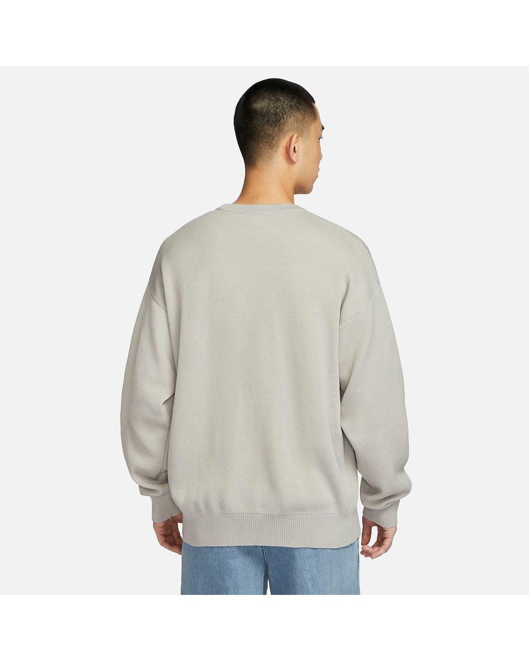 Nike Gray Sb Skateboarding Sweater 'Light Iron Ore' for men
