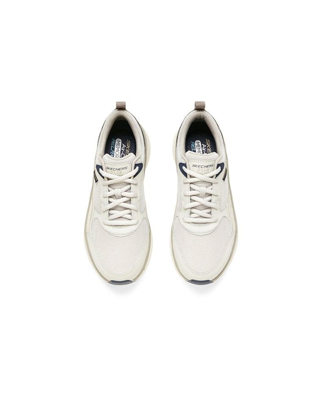 Skechers White D'Lux Walker for men