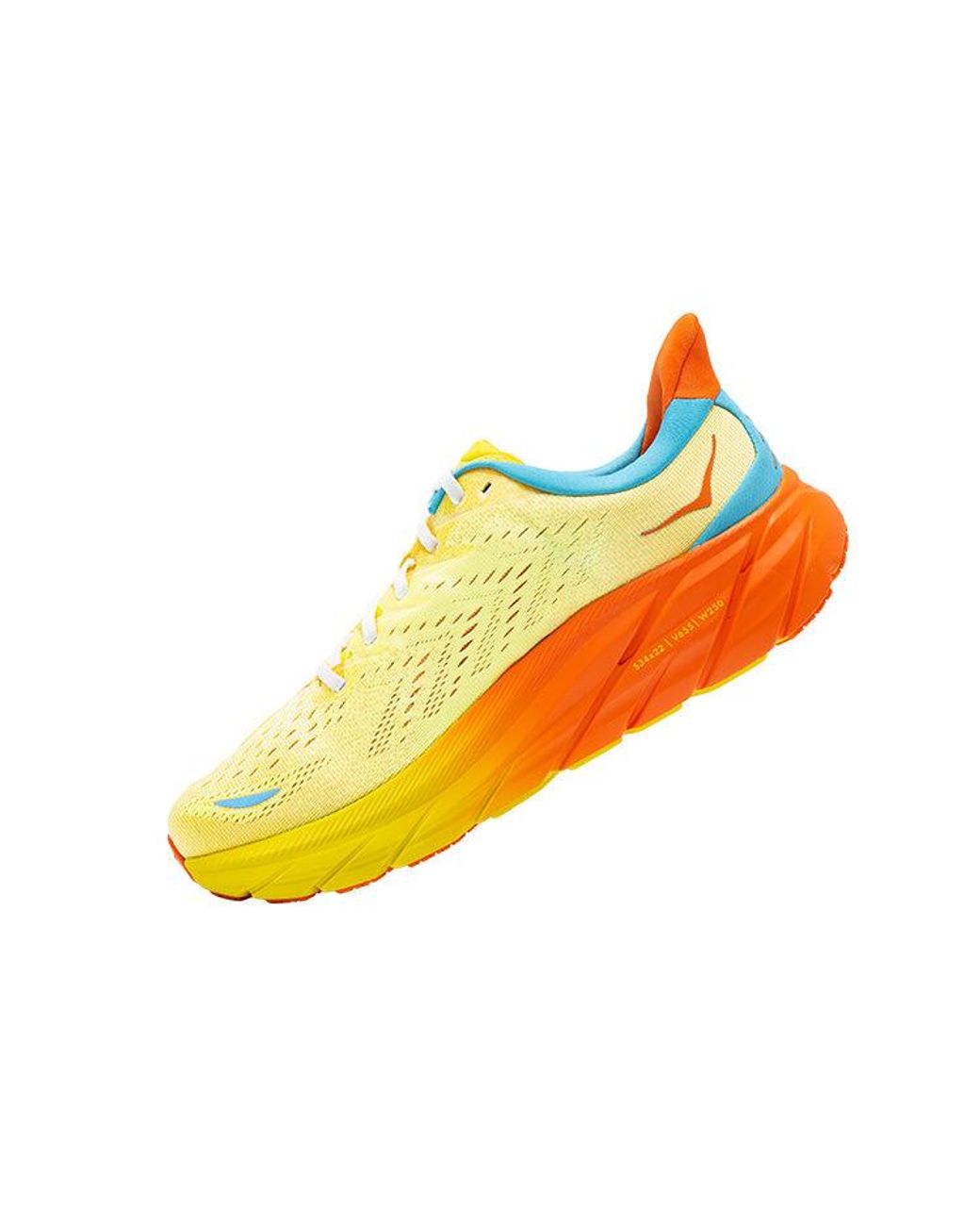 Hoka One One Yellow Clifton 8 for men