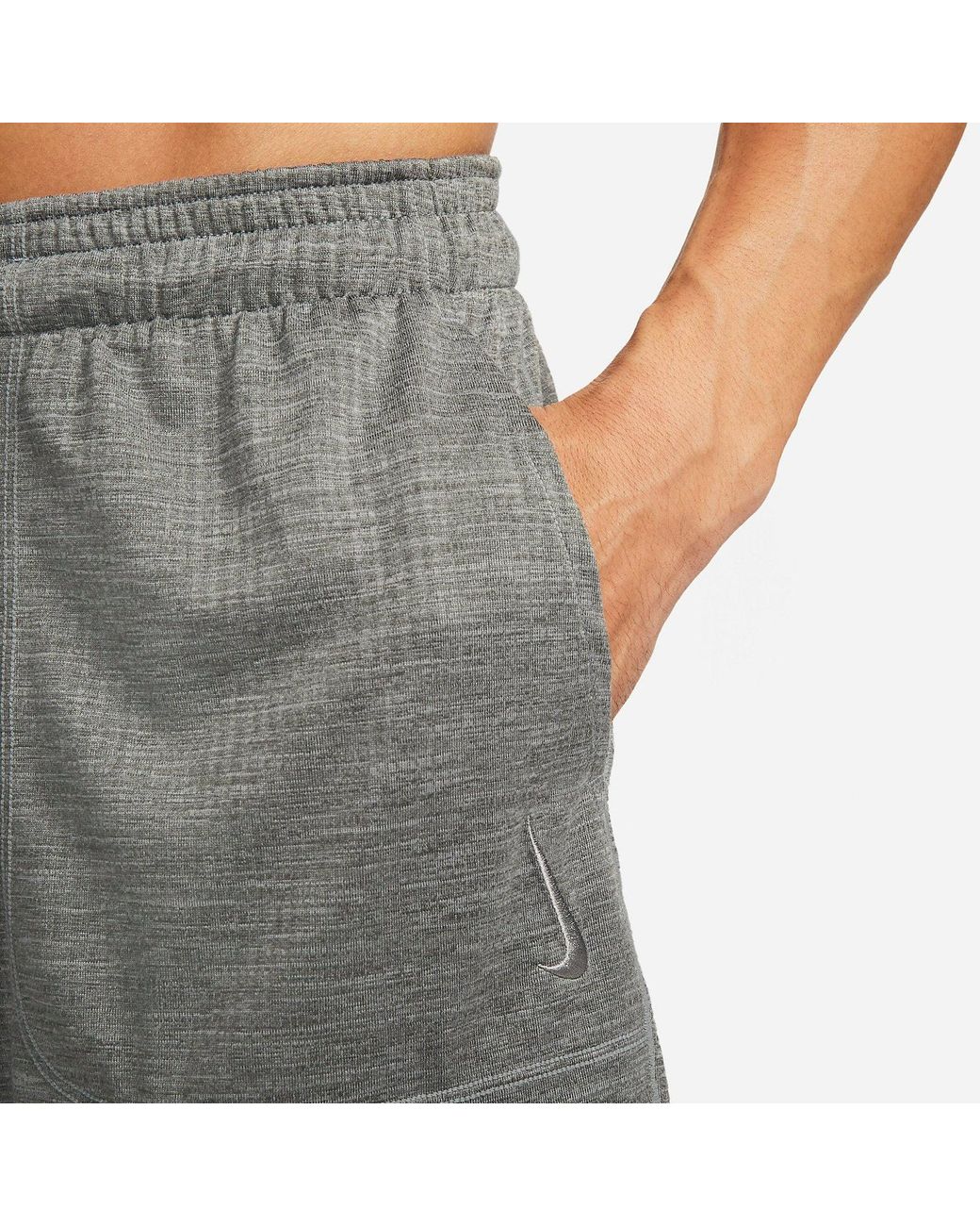 Nike Gray Yoga Dri-Fit Shorts 'Cool' for men