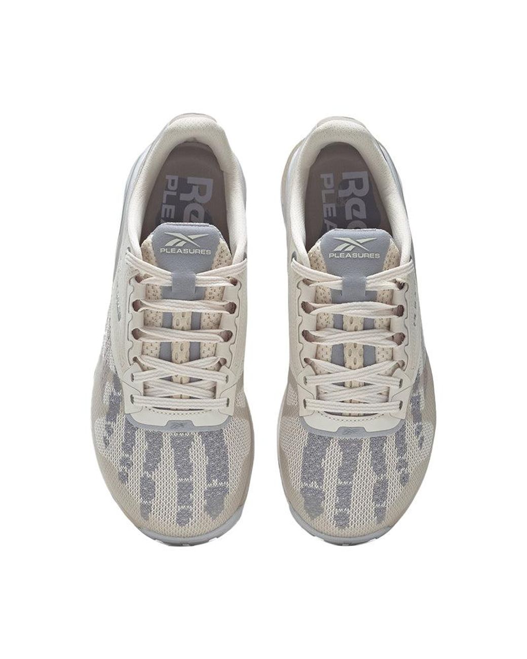 Reebok Gray Nano 6000 X Pleasures 'Sandtrap' for men