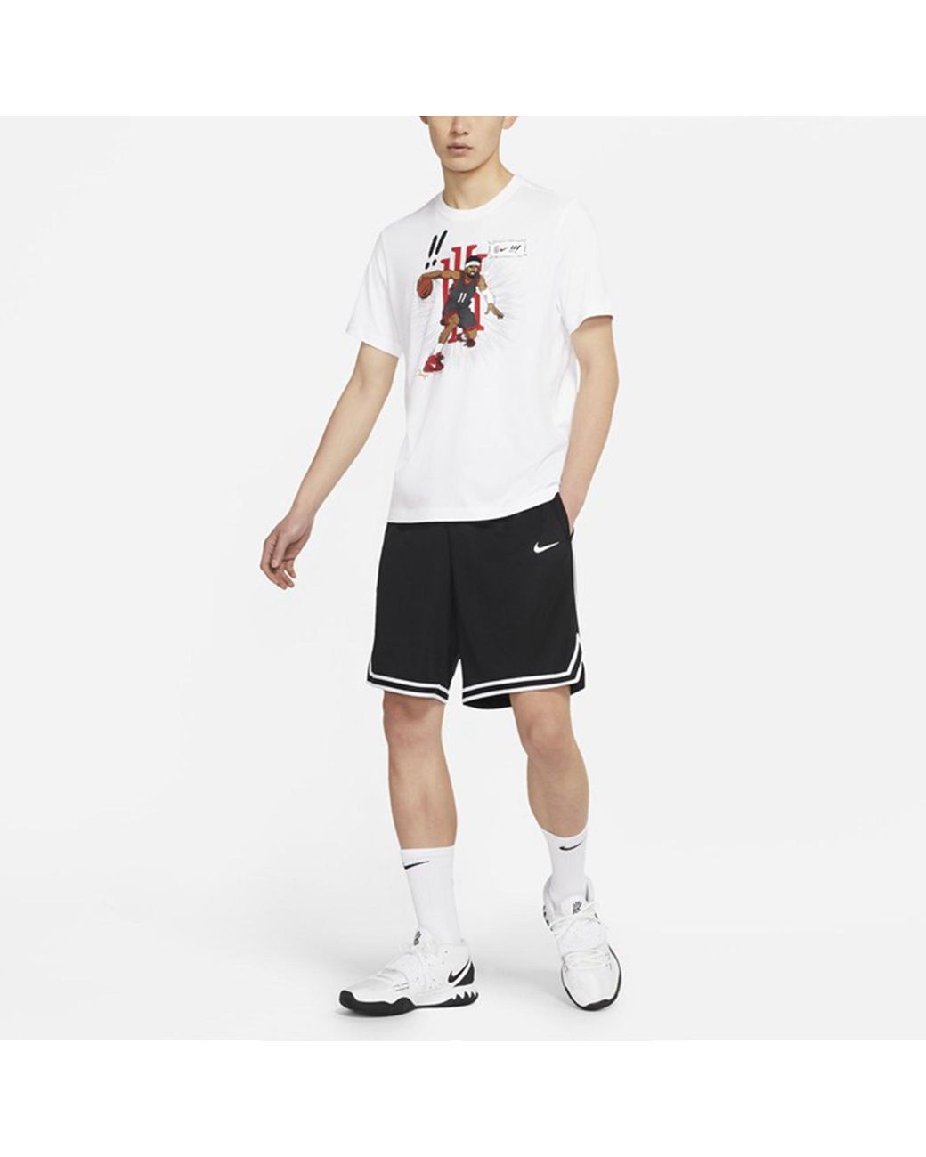 Nike White As Nk Ki Ssnl Logo Tee for men