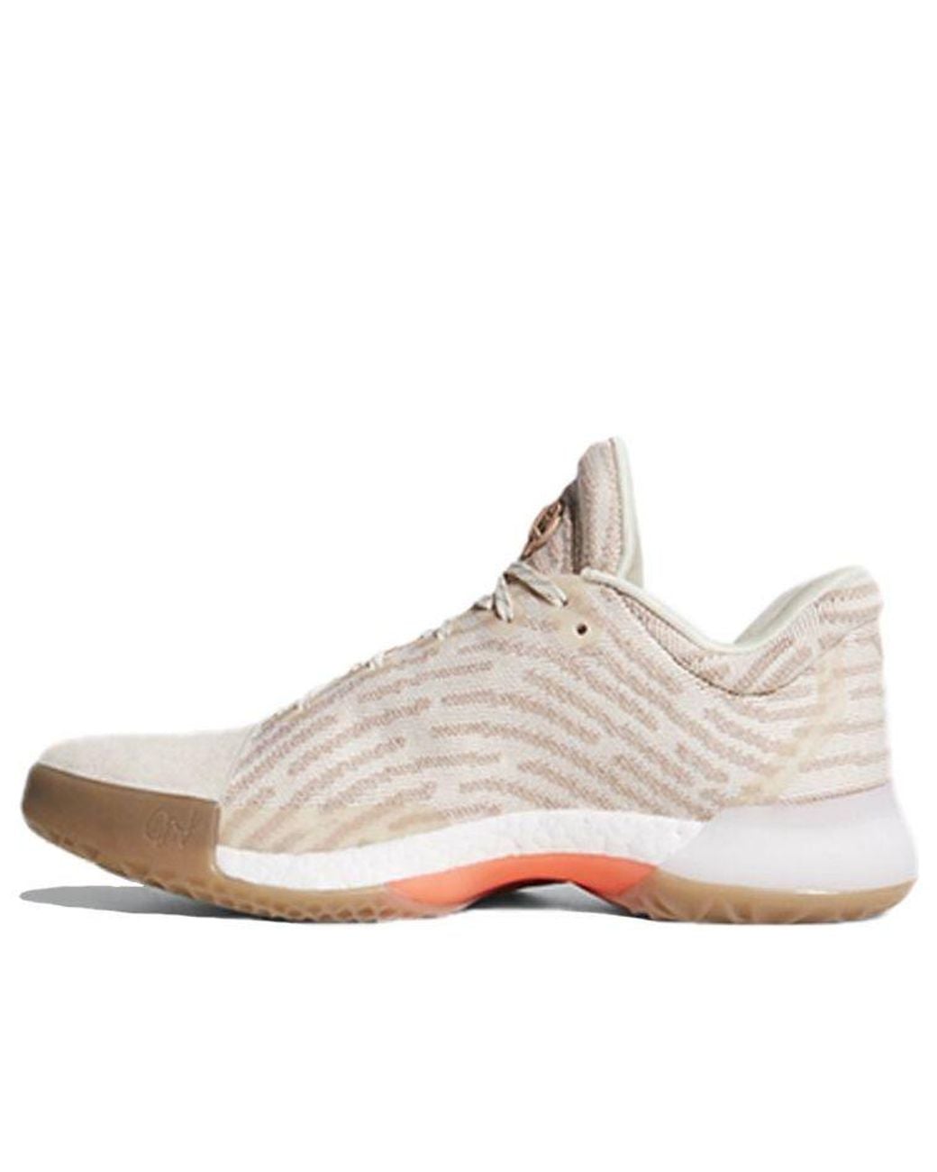 Adidas White Harden Volume 1 Primeknit 'Chalk' for men