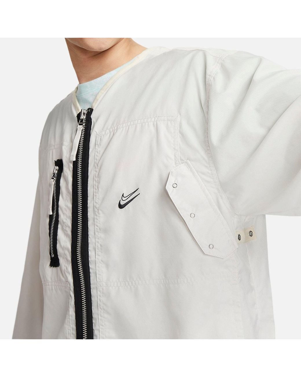 Nike White Kevin Durant Lightweight Basketball Jacket for men