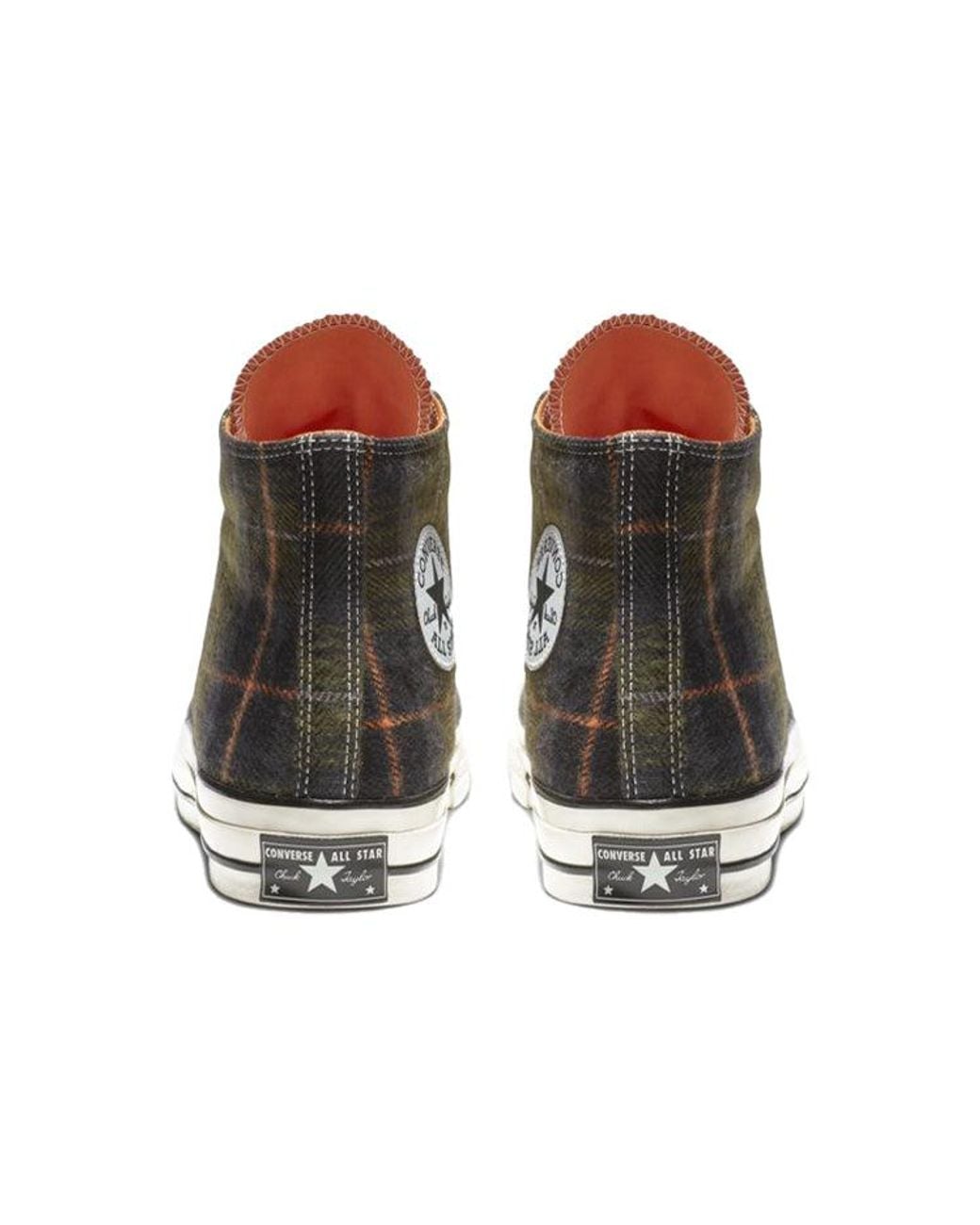 Converse Black Chuck Taylor All Star 70 Hi 'Plaid Pack' for men