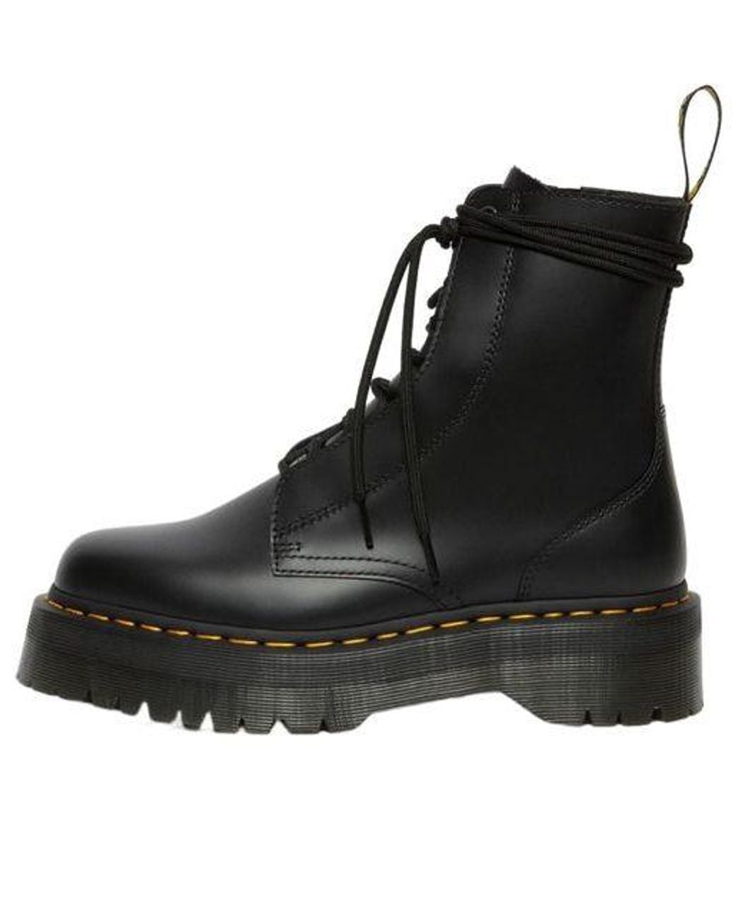 Dr. Martens Black Jarrick Smooth Leather Platform Boots