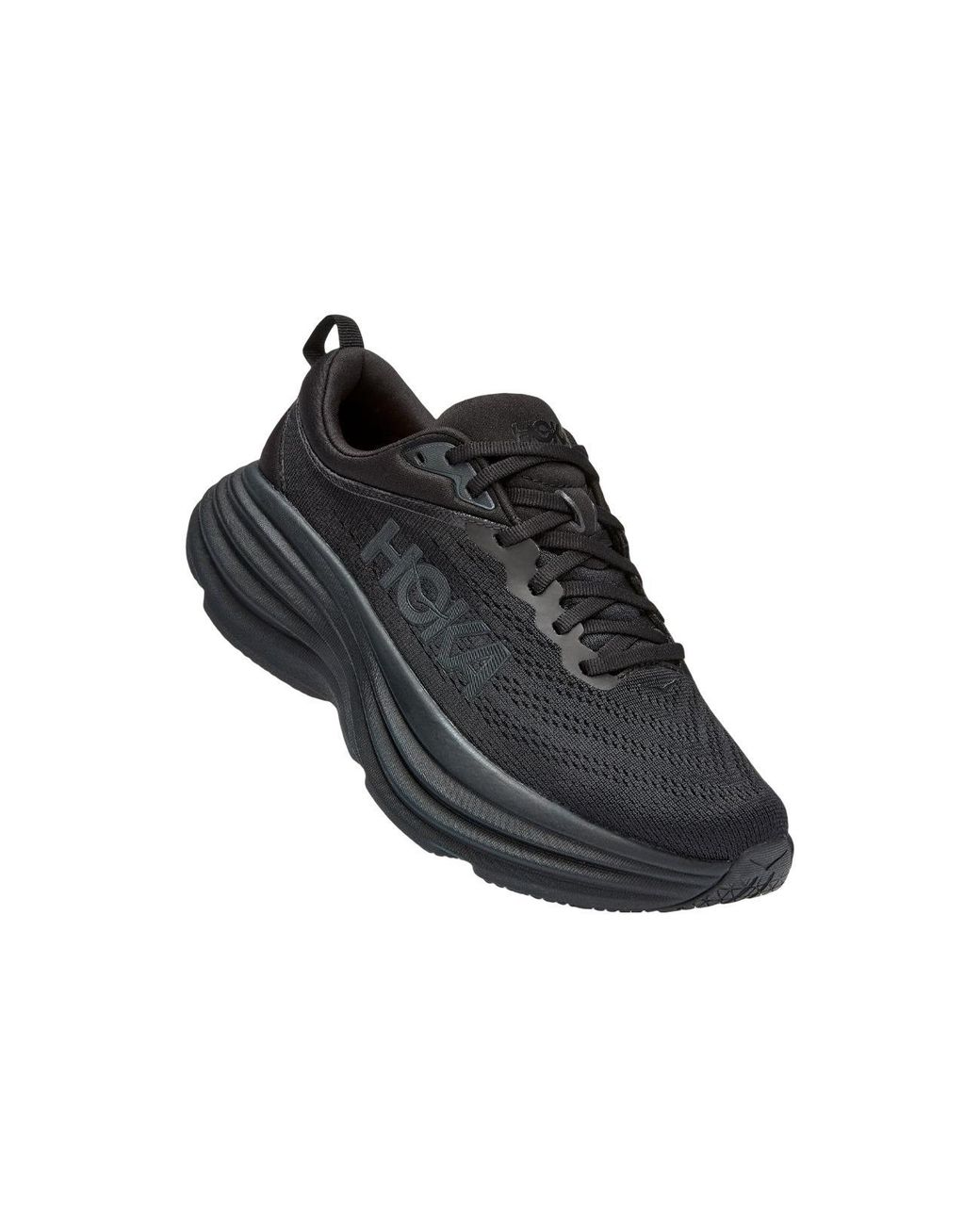 Hoka One One Black (Wmns) Bondi 8 Wide 'Triple'