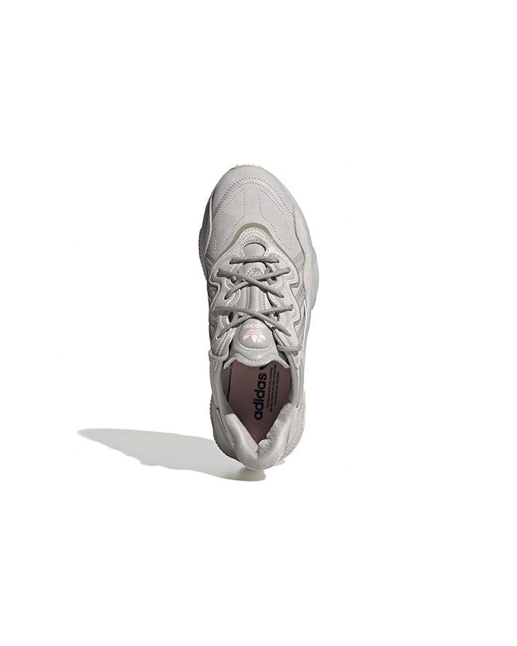 Adidas Gray Ozweego Shoes 'Feather Vapour' for men