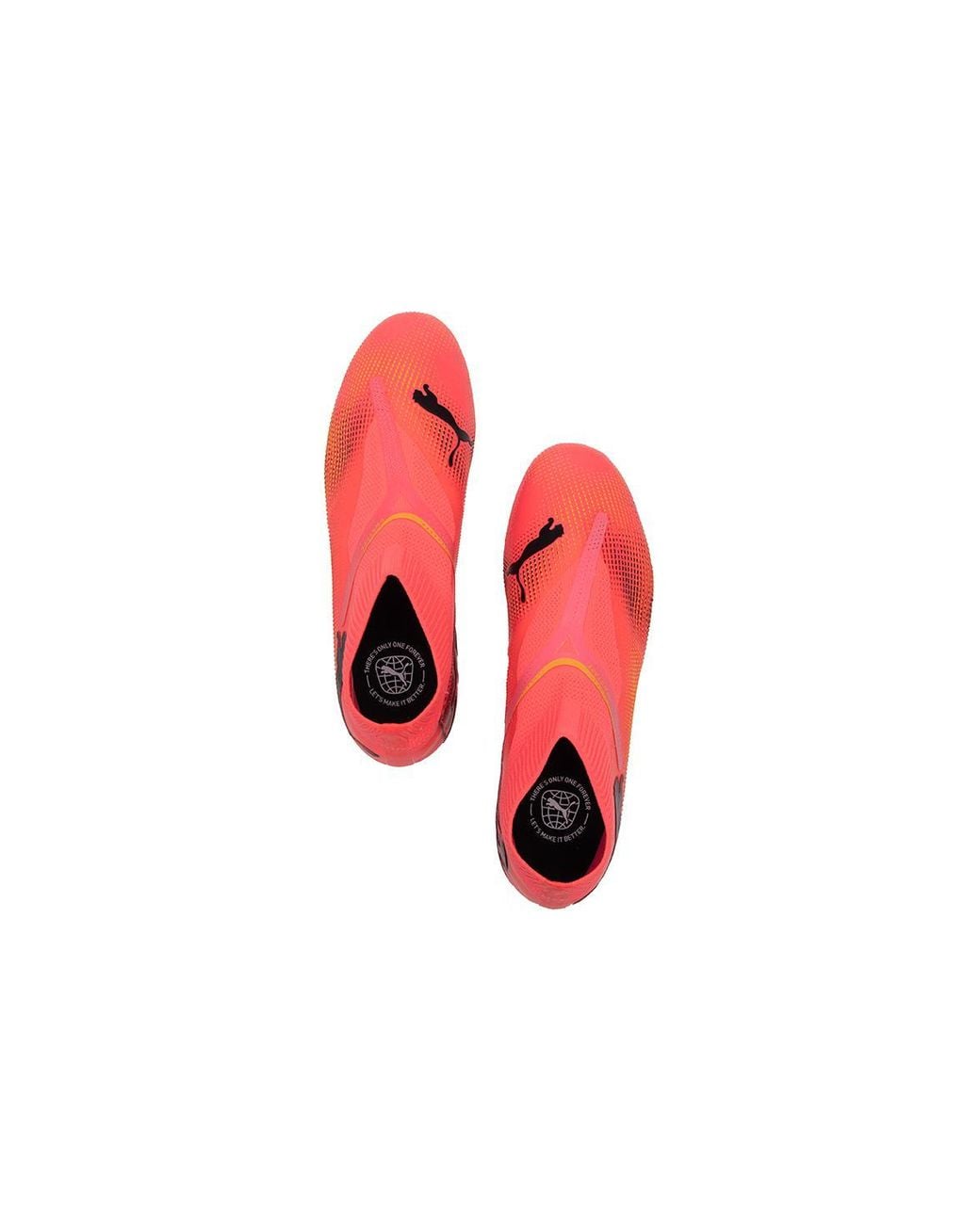 PUMA Red Future 7 Match + Laceless Mg Soccer Sneakers for men