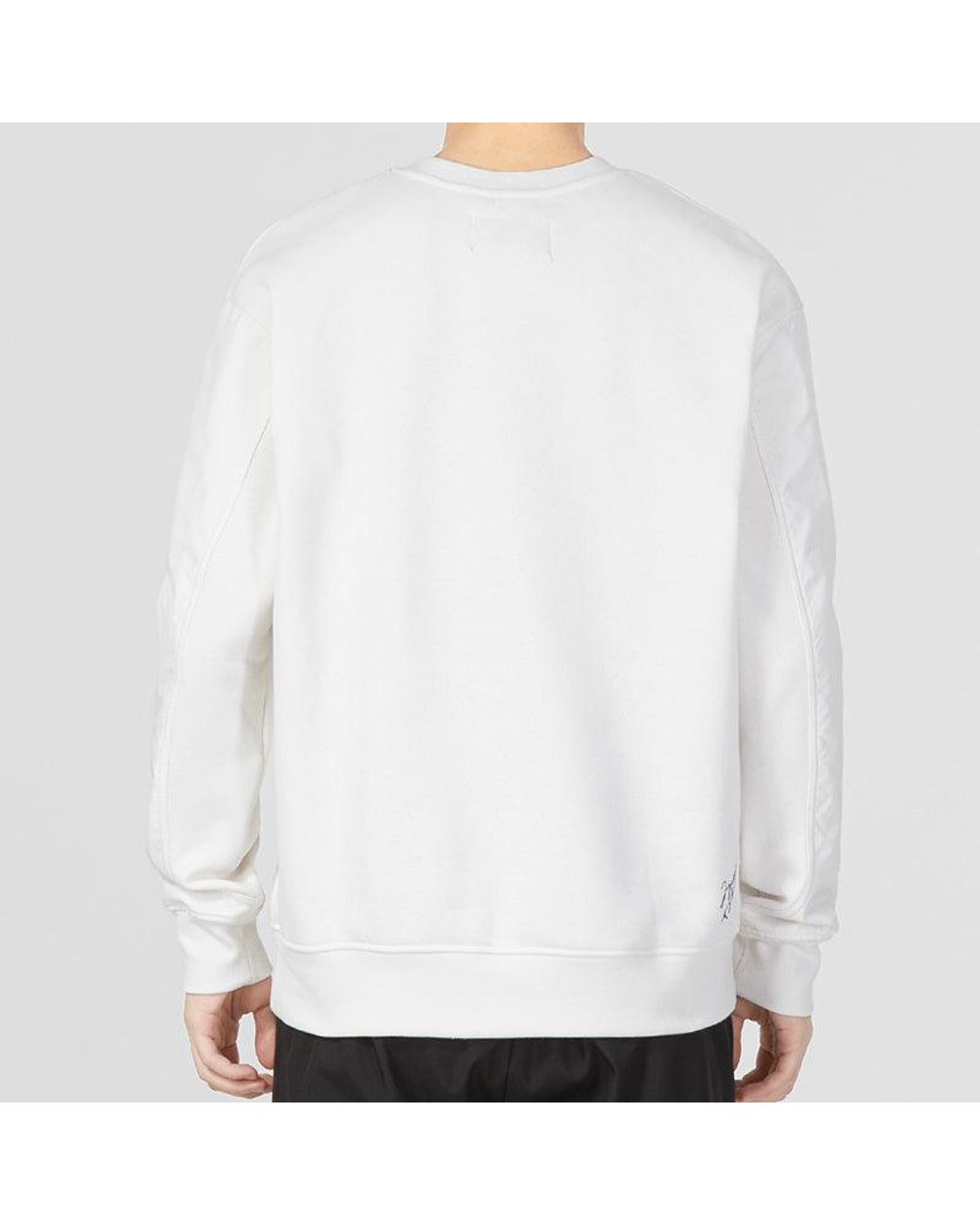 Nike White As J Flt Mvp Gfx Fleece Crew for men