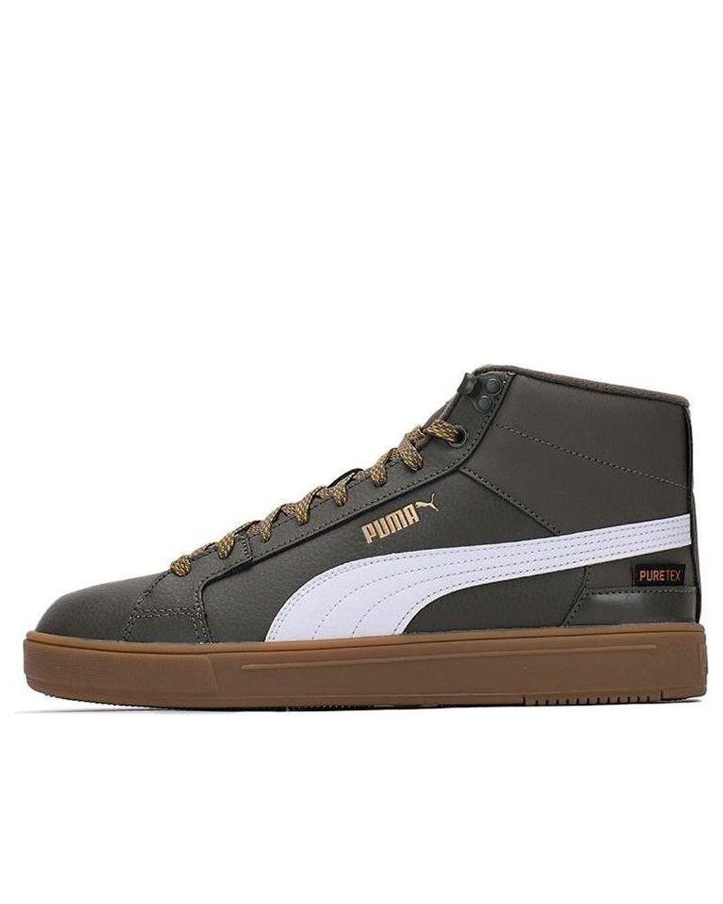 PUMA Black Serve Pro Mid Pure-Tex 'Grape Leaf Gum' for men