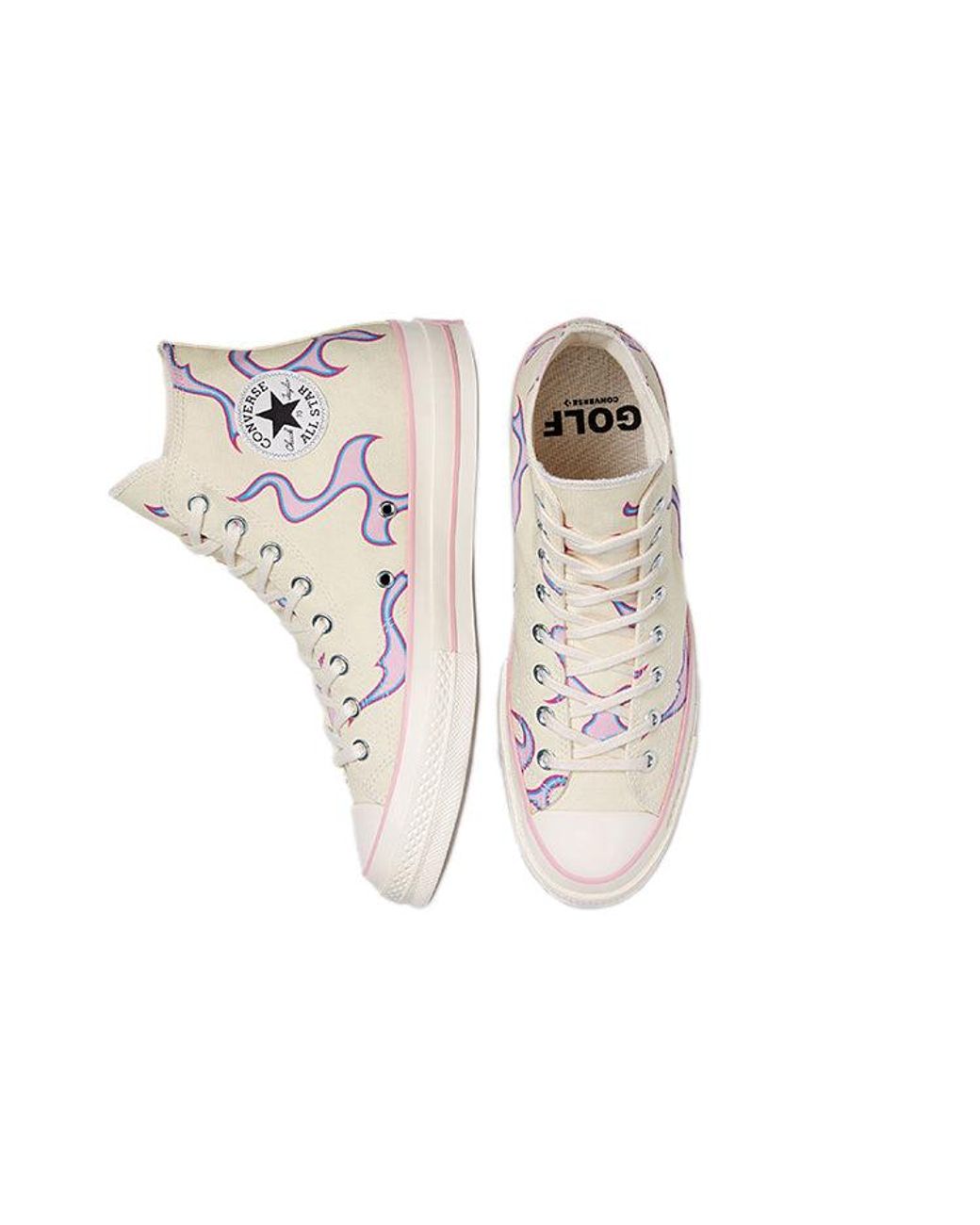 Converse Pink Golf Le Fleur X Chuck 70 High 'Flame for men