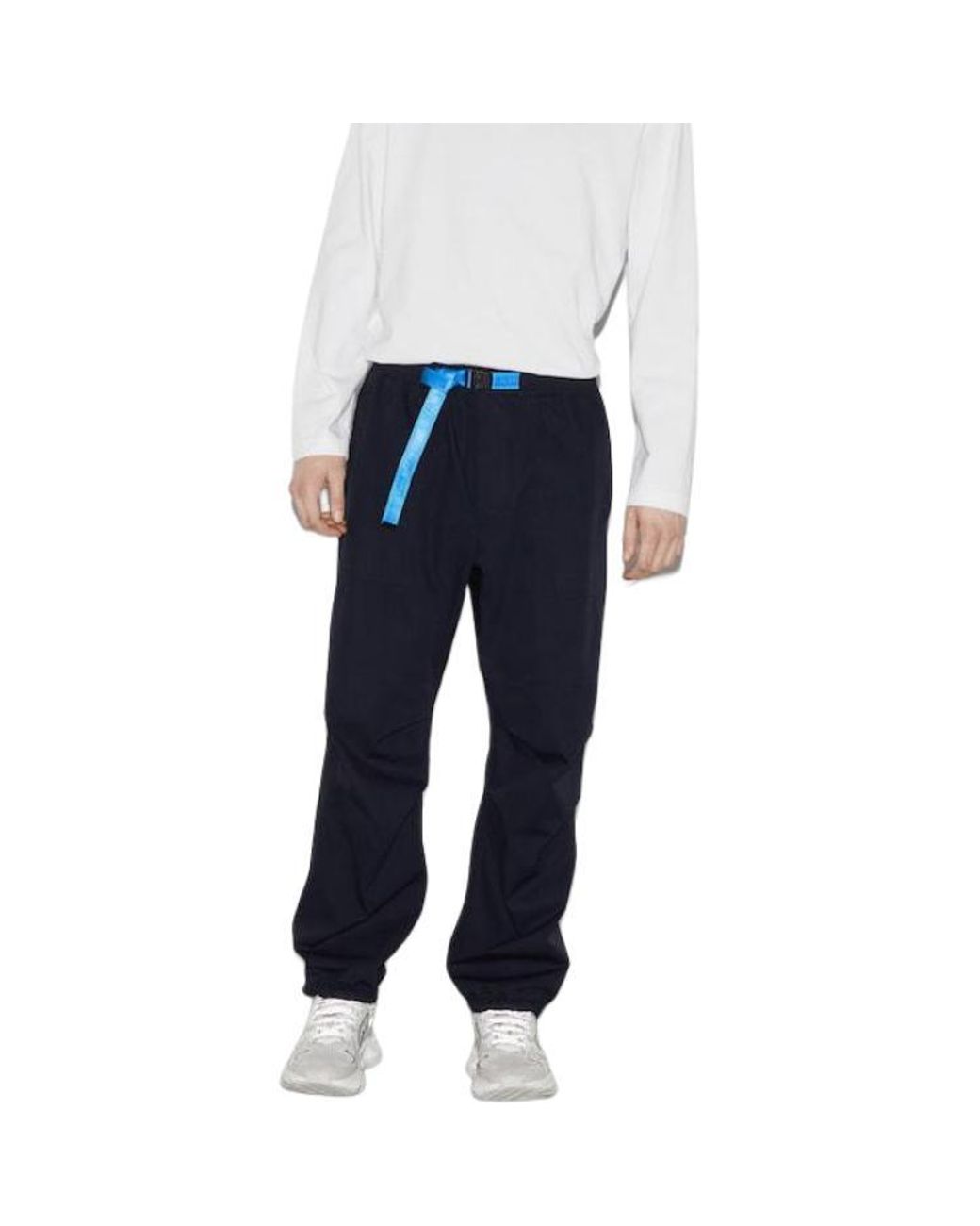 Gucci Black Cotton Ripstop Cargo Pant With Patch 'Dark' for men