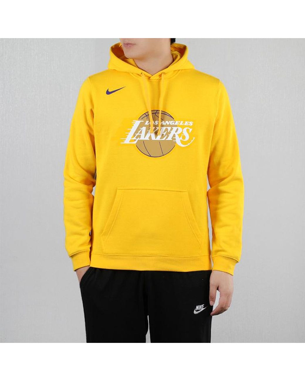 Nike Yellow Nba City Edition Logo Los Angeles Lakers Amarillo for men